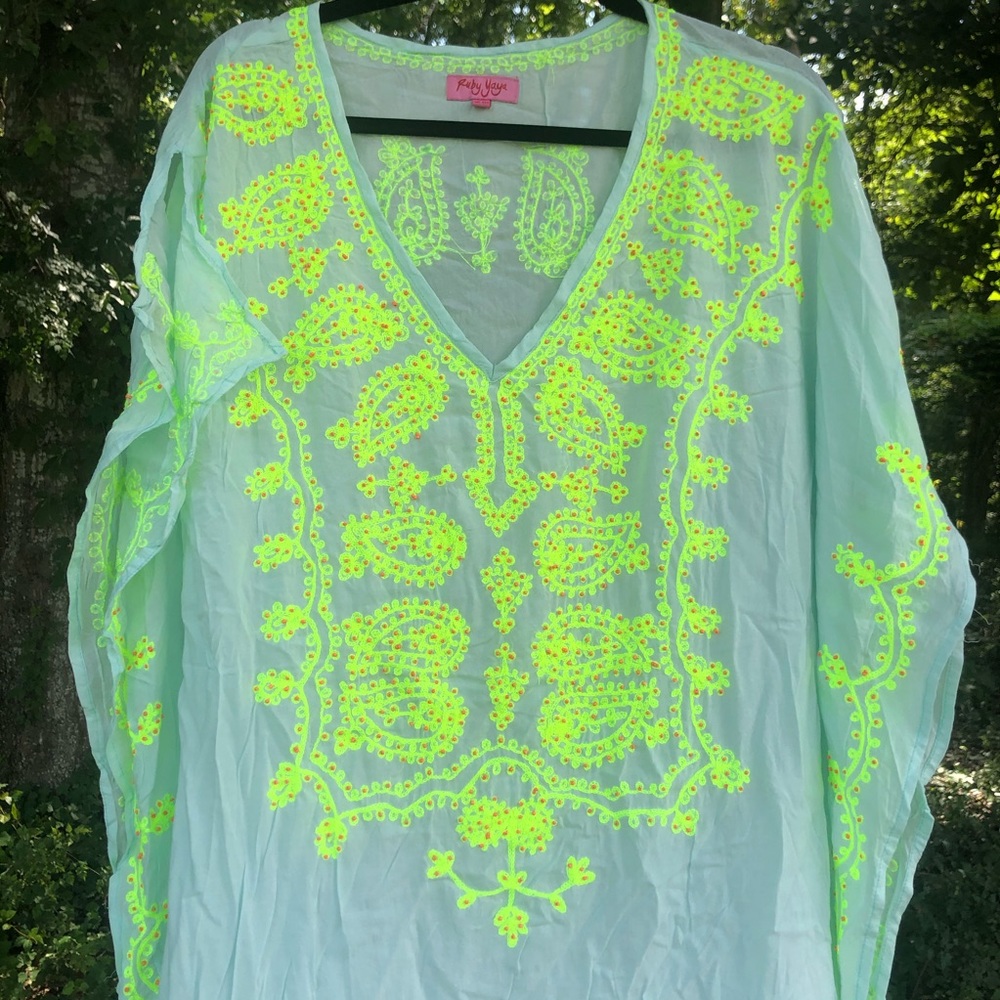 Ruby YaYa Beaded Maxi Kaftan